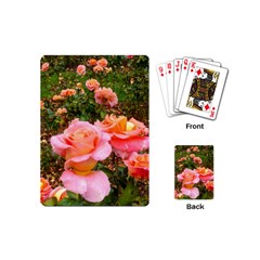 Pink Rose Field Playing Cards (Mini)