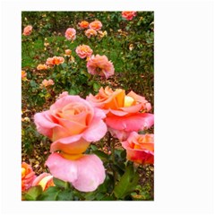 Pink Rose Field Large Garden Flag (Two Sides)