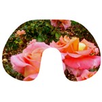 Pink Rose Field Travel Neck Pillows Front