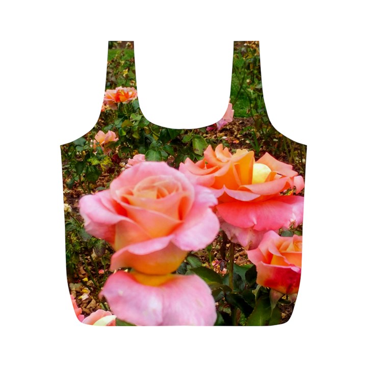 Pink Rose Field Full Print Recycle Bag (M)