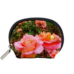 Pink Rose Field Accessory Pouch (Small)