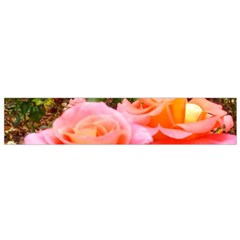 Pink Rose Field Small Flano Scarf