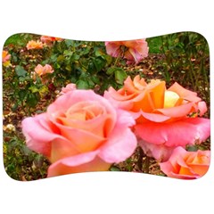 Pink Rose Field Velour Seat Head Rest Cushion