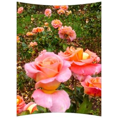 Pink Rose Field Back Support Cushion