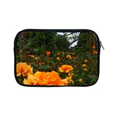 Orange Rose Field Apple Ipad Mini Zipper Cases by okhismakingart