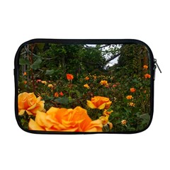 Orange Rose Field Apple Macbook Pro 17  Zipper Case by okhismakingart