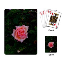 Pink Angular Rose Playing Cards Single Design by okhismakingart