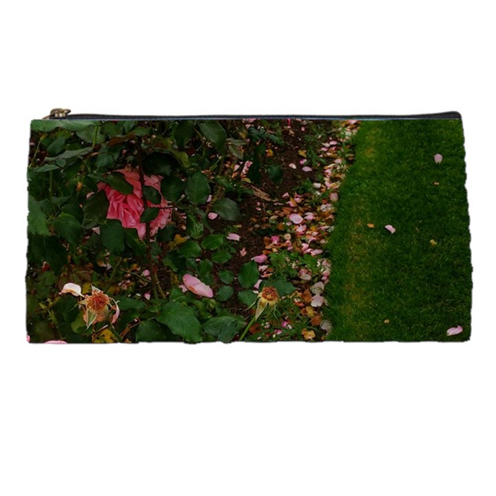 Pink Rose Field (Sideways) Pencil Cases