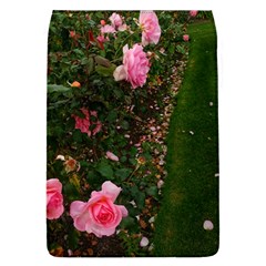Pink Rose Field (sideways) Removable Flap Cover (l) by okhismakingart