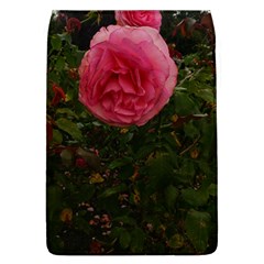 Round Pink Rose Removable Flap Cover (l) by okhismakingart