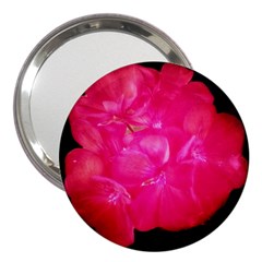 Single Geranium Blossom 3  Handbag Mirrors by okhismakingart