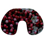 Floral Stars Travel Neck Pillows Back