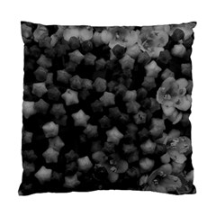 Floral Stars -black And White Standard Cushion Case (one Side) by okhismakingart