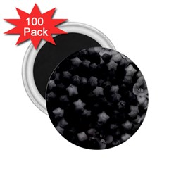 Floral Stars -black And White, High Contrast 2 25  Magnets (100 Pack)  by okhismakingart