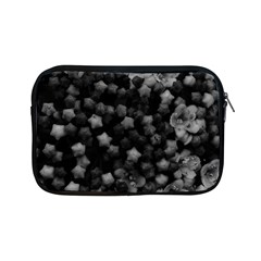 Floral Stars -black And White, High Contrast Apple Ipad Mini Zipper Cases by okhismakingart