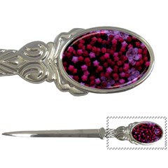 Floral Stars -purple Letter Opener by okhismakingart