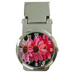 Three Dripping Flowers Money Clip Watches by okhismakingart