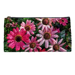 Pink Asters Pencil Cases by okhismakingart