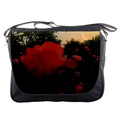 Rose Landscape Messenger Bag by okhismakingart