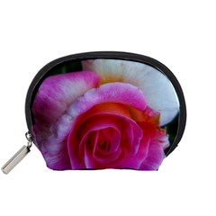 Spiral Rose Accessory Pouch (small) by okhismakingart