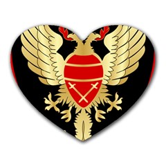 Iranian Army Karate Badge Heart Mousepads by abbeyz71