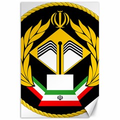 Iranian Army Badge Of Associate Degree Conscript Canvas 20  X 30  by abbeyz71