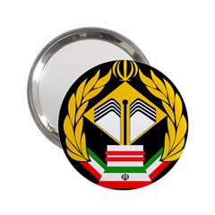Iranian Army Badge Of Bachelor s Degree Degree Conscript 2 25  Handbag Mirrors by abbeyz71