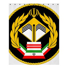 Iranian Army Badge Of Bachelor s Degree Degree Conscript Shower Curtain 60  X 72  (medium)  by abbeyz71