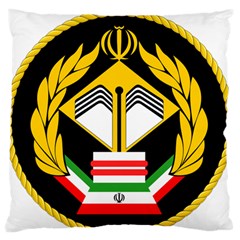 Iranian Army Badge Of Bachelor s Degree Degree Conscript Large Flano Cushion Case (one Side) by abbeyz71