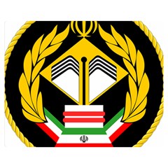 Iranian Army Badge Of Bachelor s Degree Degree Conscript Double Sided Flano Blanket (medium)  by abbeyz71