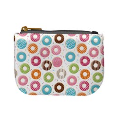 Donut Pattern With Funny Candies Mini Coin Purse by genx