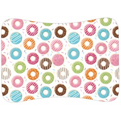 Donut Pattern With Funny Candies Velour Seat Head Rest Cushion by genx