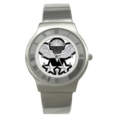 Iranian Army Parachutist 2nd Class Badge Stainless Steel Watch by abbeyz71