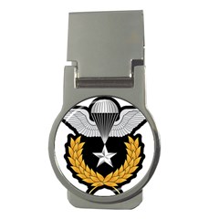 Iranian Army Parachutist Master 3rd Class Badge Money Clips (round)  by abbeyz71