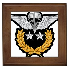 Iranian Army Parachutist Master 2nd Class Badge Framed Tiles by abbeyz71