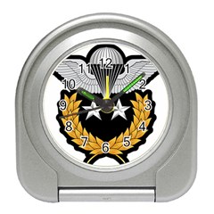 Iranian Army Parachutist Master 2nd Class Badge Travel Alarm Clock by abbeyz71