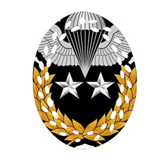 Iranian Army Parachutist Master 2nd Class Badge Oval Filigree Ornament (two Sides) by abbeyz71