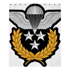Iranian Army Parachutist Master 1st Class Badge Shower Curtain 60  X 72  (medium)  by abbeyz71