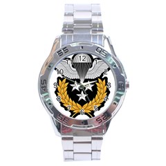 Iranian Army Parachutist Master 1st Class Badge Stainless Steel Analogue Watch by abbeyz71