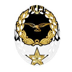 Iranian Army Aviation Pilot Third Class Wing Oval Filigree Ornament (two Sides) by abbeyz71