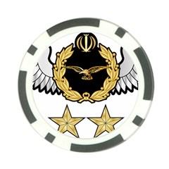 Iranian Army Aviation Pilot Second Class Wing Poker Chip Card Guard (10 Pack) by abbeyz71