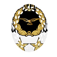 Iranian Army Aviation Pilot Second Class Wing Oval Filigree Ornament (two Sides) by abbeyz71