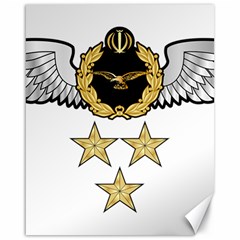 Iranian Army Aviation Pilot First Class Wing Canvas 16  X 20  by abbeyz71