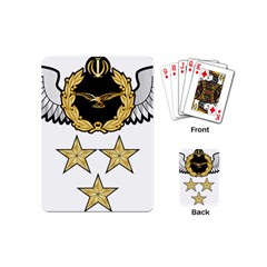 Iranian Army Aviation Pilot First Class Wing Playing Cards (mini) by abbeyz71