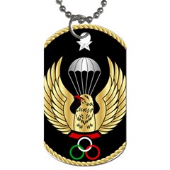 Iranian Army Freefall Parachutist 3rd Class Badge Dog Tag (one Side) by abbeyz71