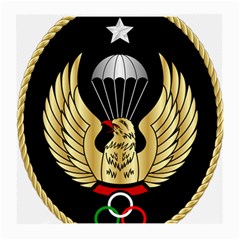 Iranian Army Freefall Parachutist 3rd Class Badge Medium Glasses Cloth (2-side) by abbeyz71