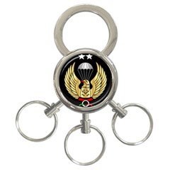 Iranian Army Freefall Parachutist 2nd Class Badge 3-ring Key Chains by abbeyz71