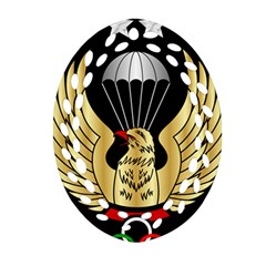 Iranian Army Freefall Parachutist 2nd Class Badge Oval Filigree Ornament (two Sides) by abbeyz71