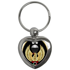 Iranian Army Freefall Parachutist 1st Class Badge Key Chains (heart)  by abbeyz71