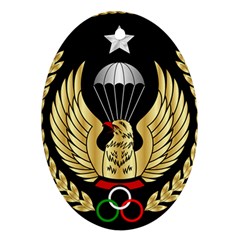 Iranian Army Freefall Parachutist Master 3rd Class Badge Ornament (oval) by abbeyz71